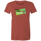 Keep Melbourne Marvellous! T-shirt Women's Hoddle Grid Brand Tee