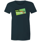 Keep Melbourne Marvellous! T-shirt Women's Hoddle Grid Brand Tee