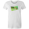 Keep Melbourne Marvellous! T-shirt Women's Hoddle Grid Brand Tee