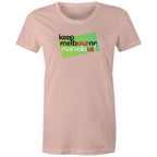 Keep Melbourne Marvellous! T-shirt Women's Hoddle Grid Brand Tee