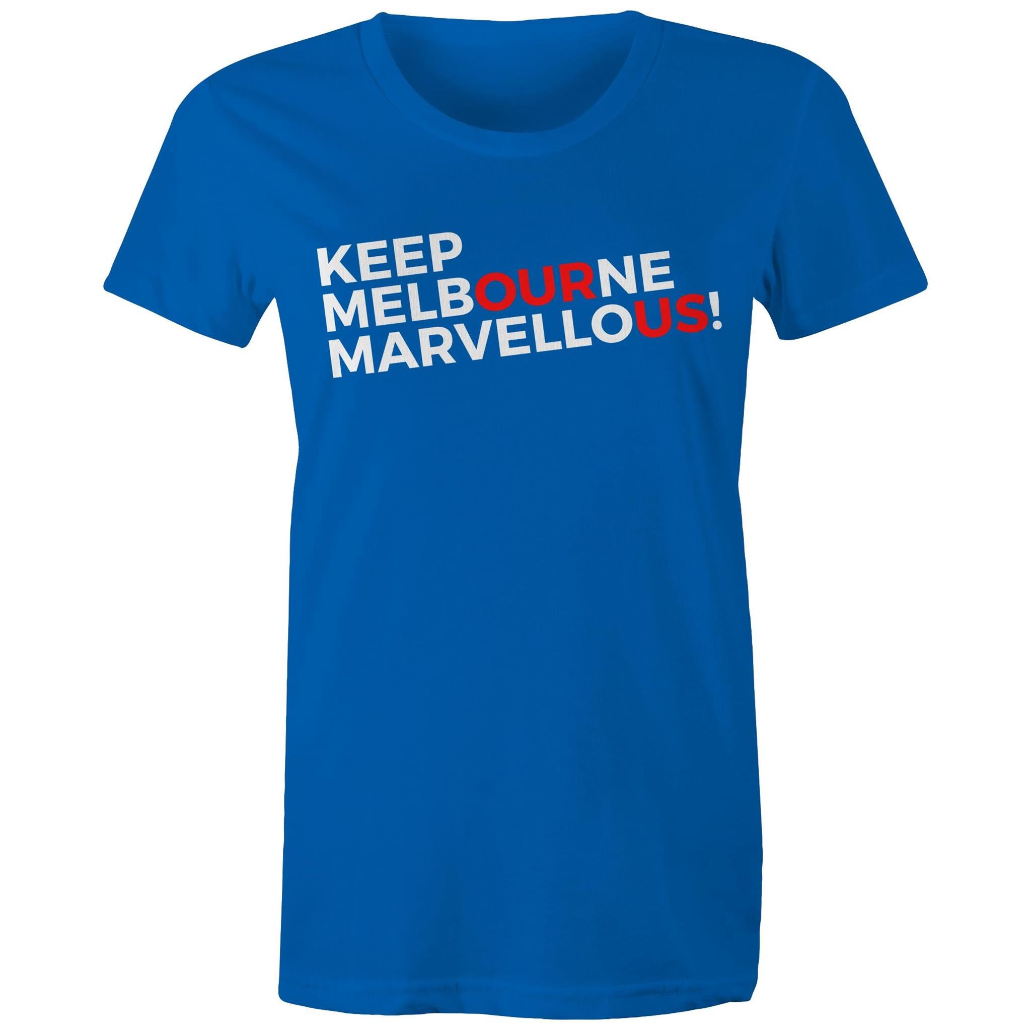 Keep Melbourne Marvellous Women's Brand T-shirt