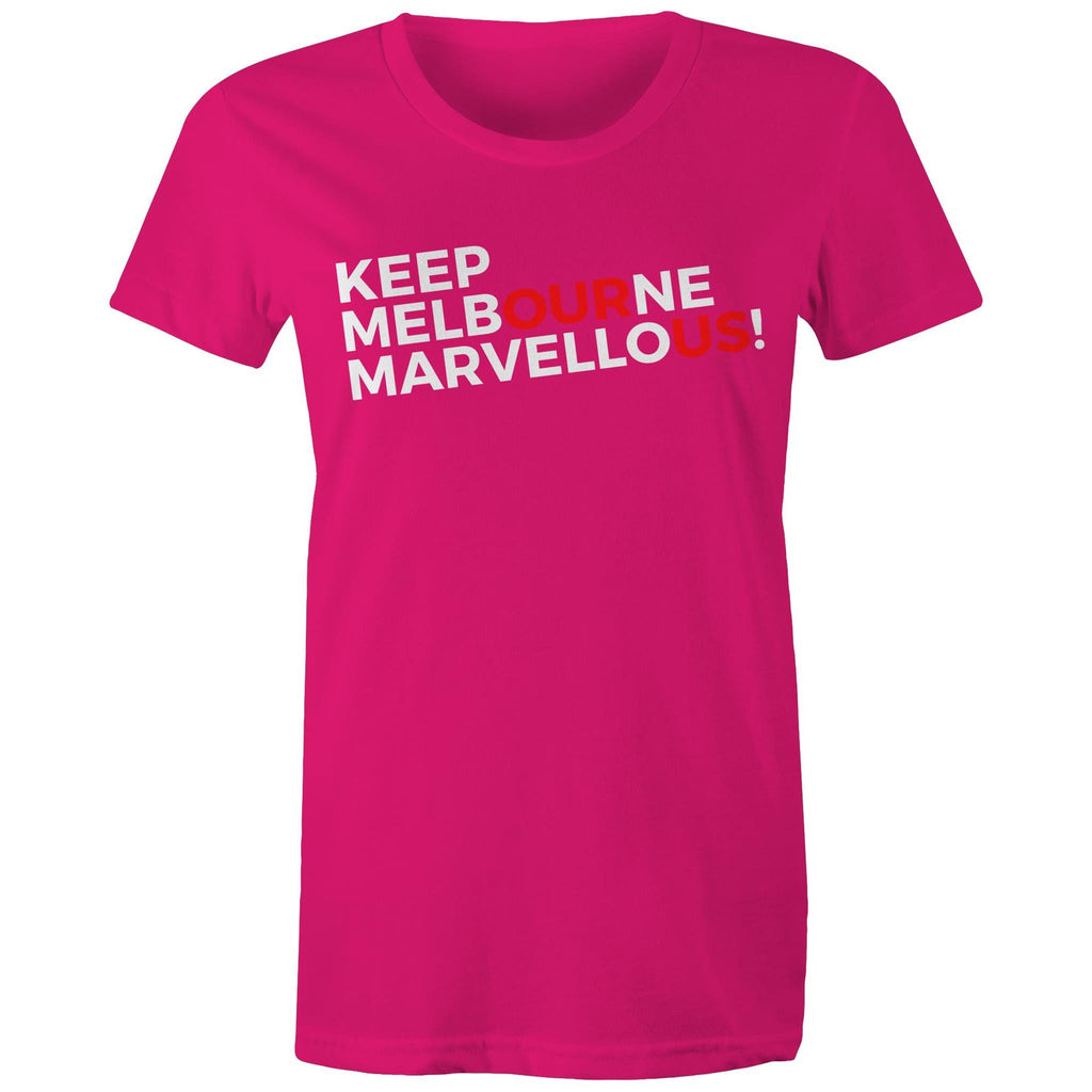 Keep Melbourne Marvellous Women's Brand T-shirt