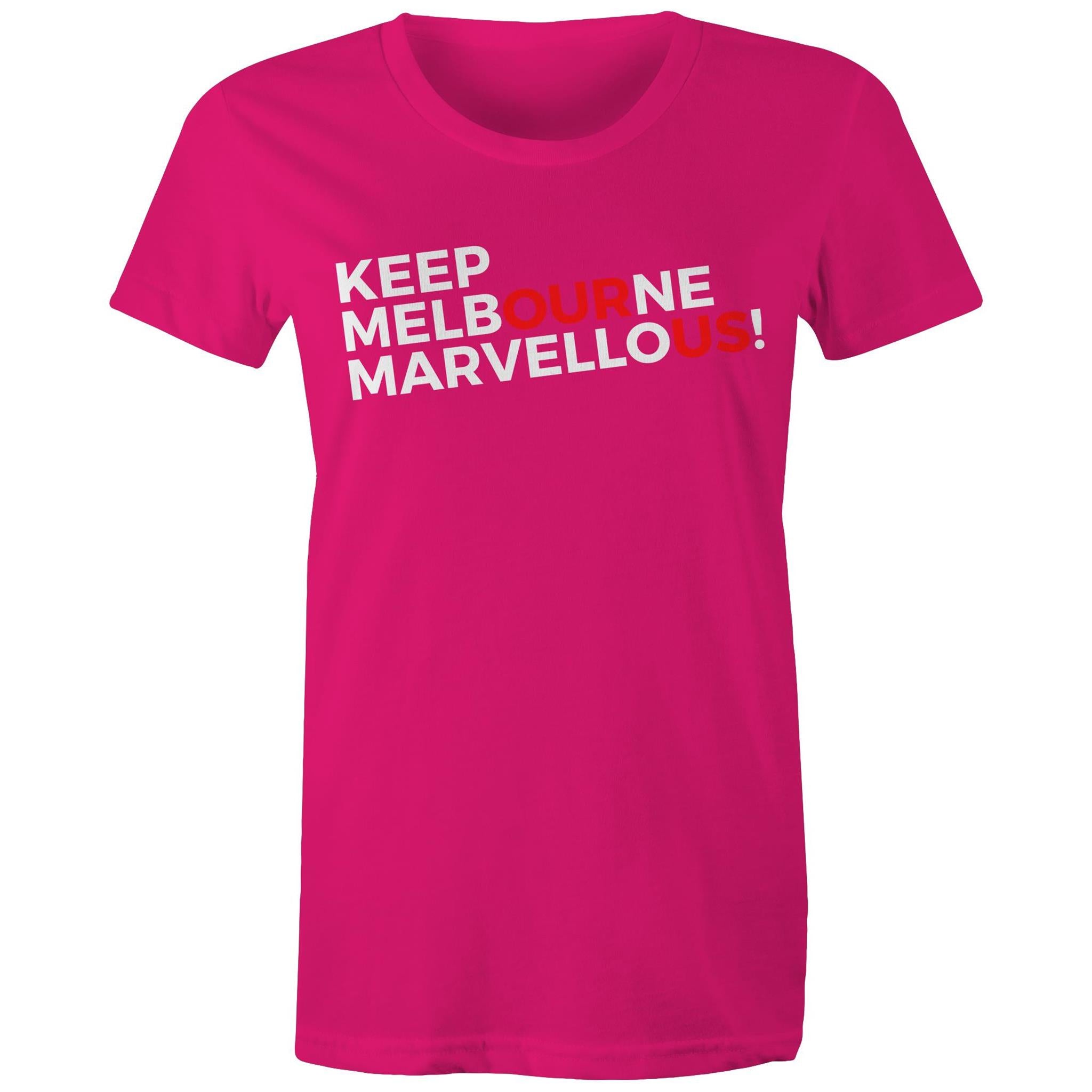 Keep Melbourne Marvellous Women's Brand T-shirt