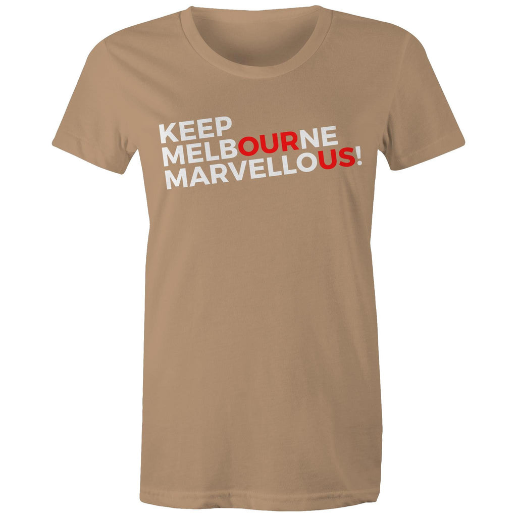 Keep Melbourne Marvellous Women's Brand T-shirt