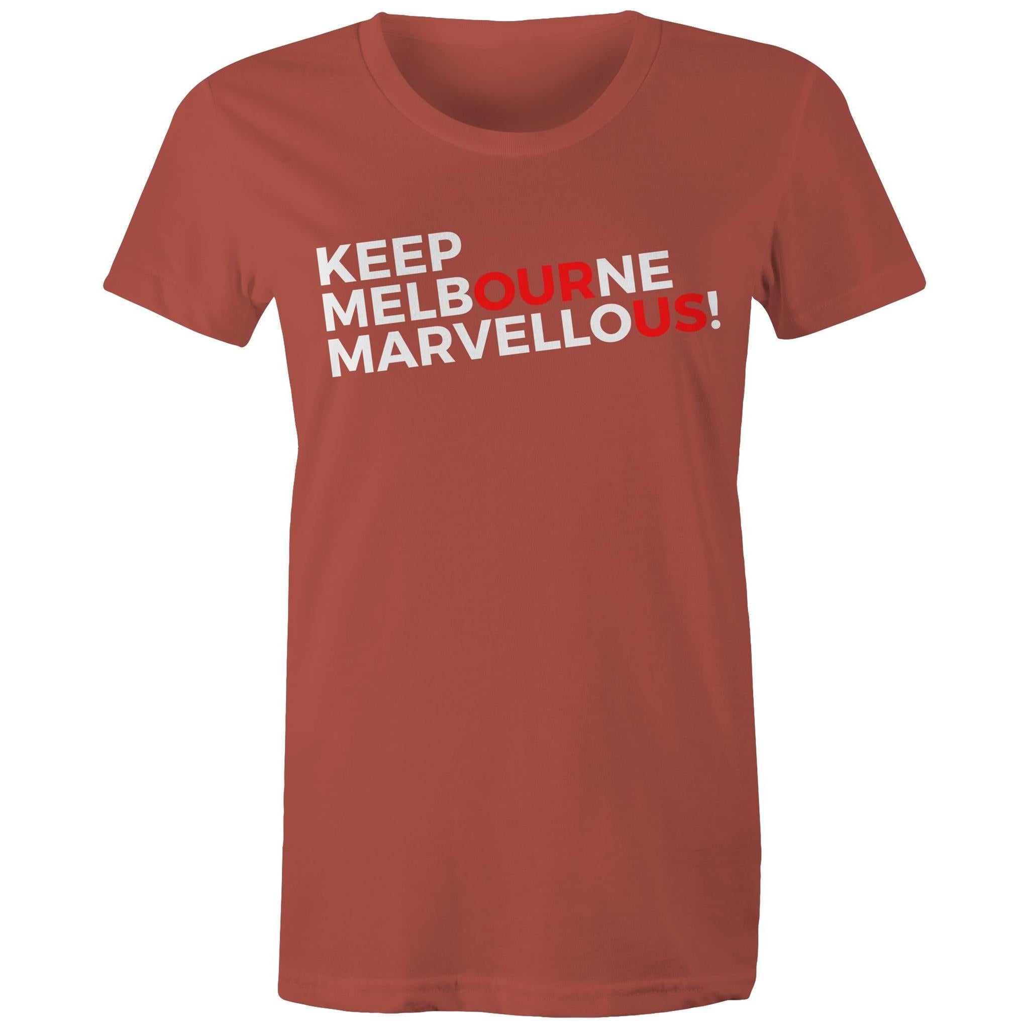 Keep Melbourne Marvellous Women's Brand T-shirt
