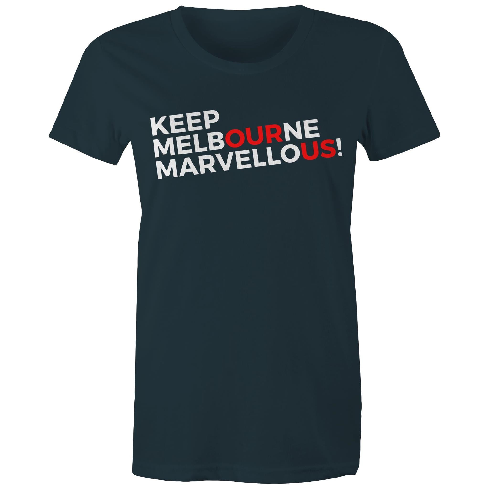 Keep Melbourne Marvellous Women's Brand T-shirt