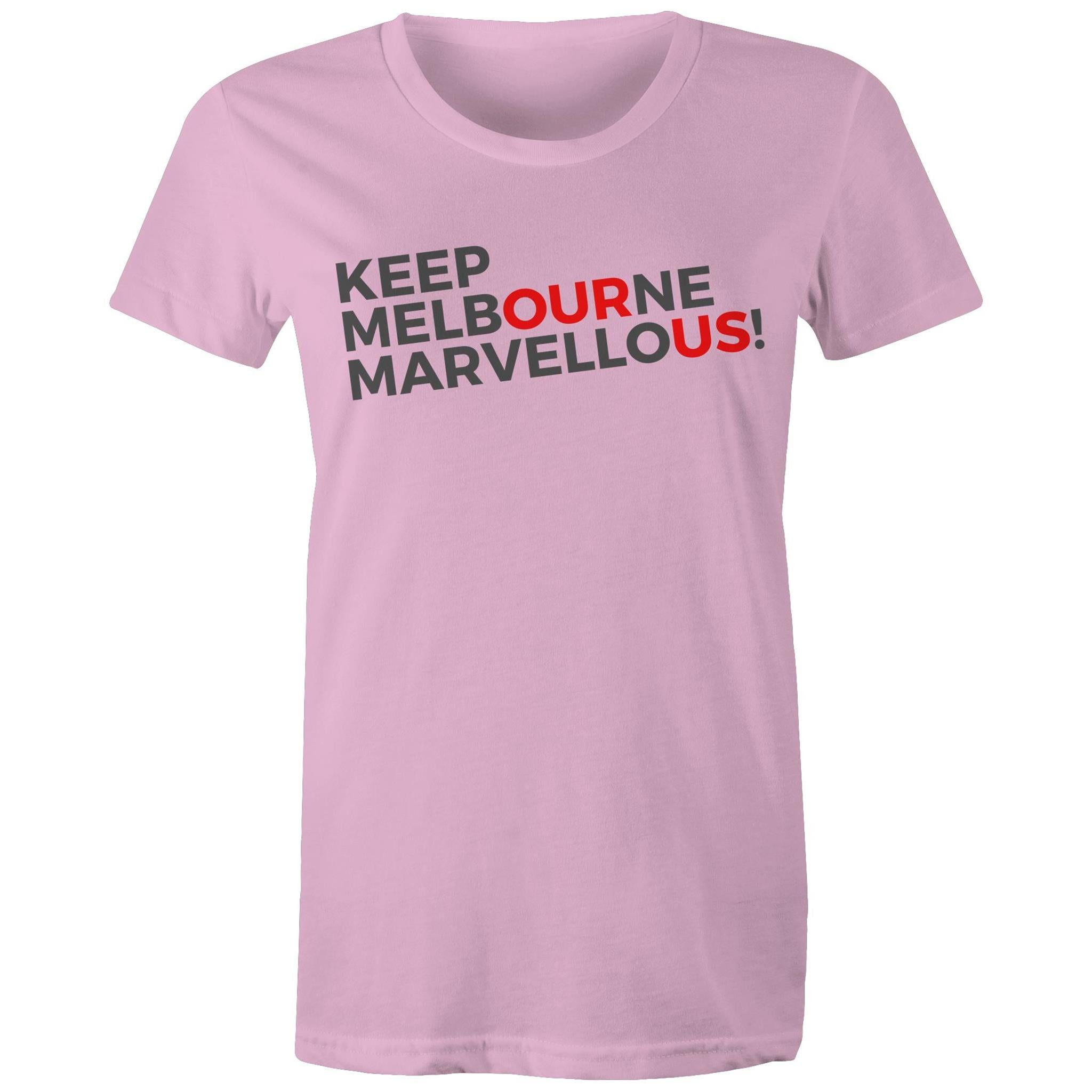 Keep Melbourne Marvellous Women's Brand T-shirt