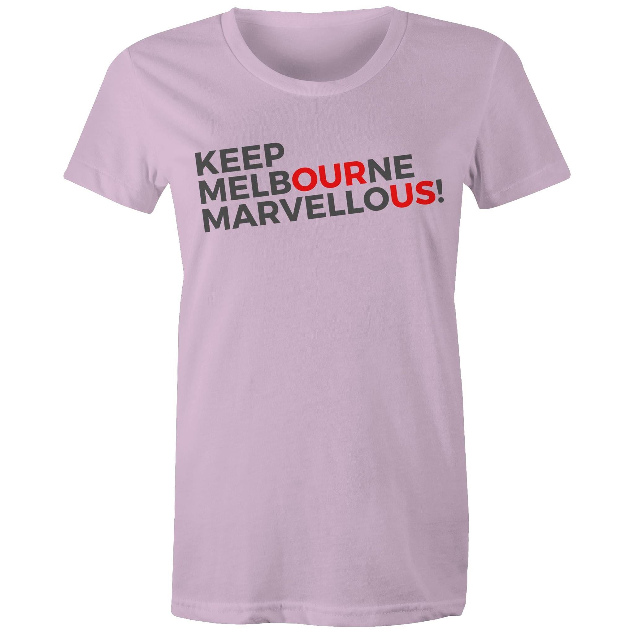 Keep Melbourne Marvellous Women's Brand T-shirt