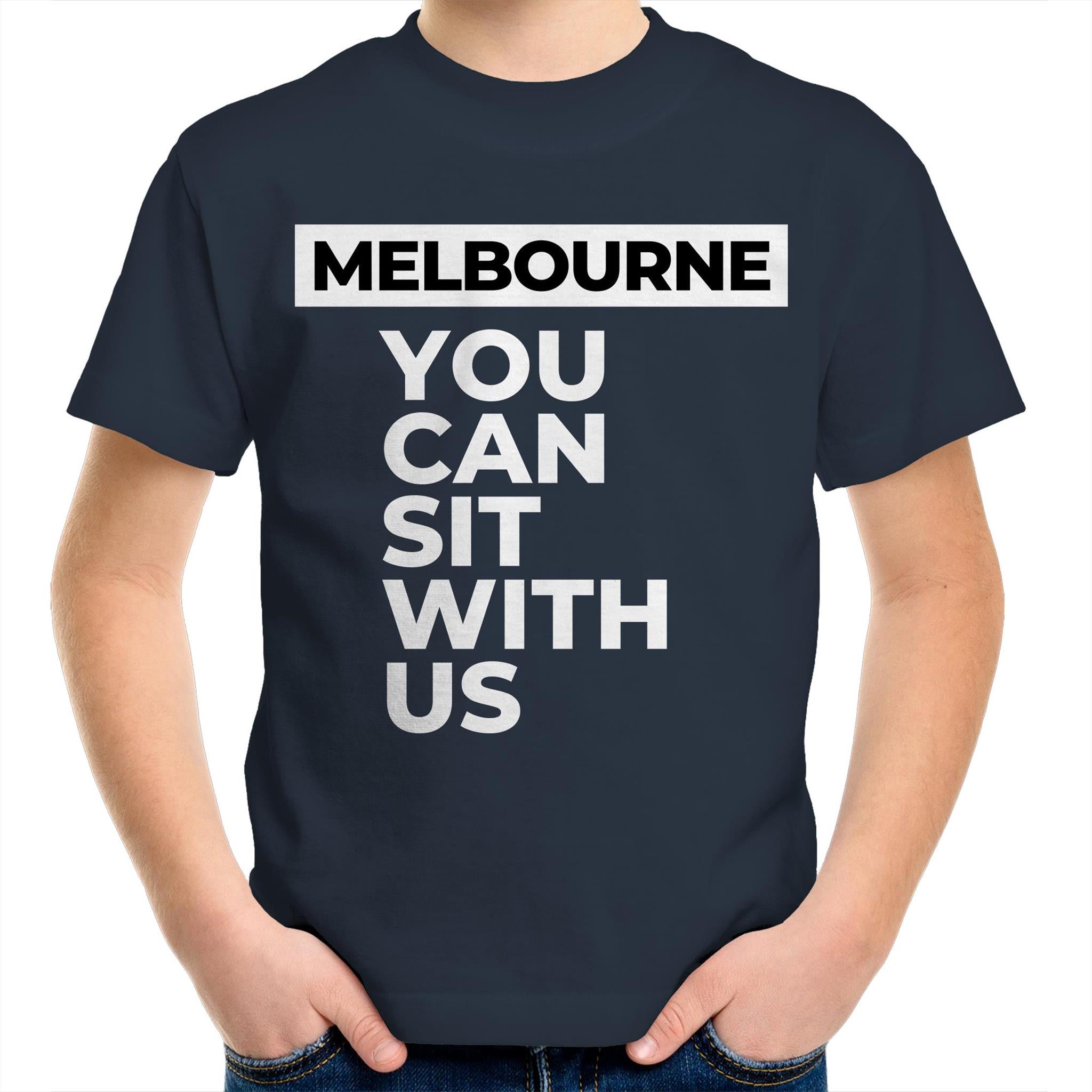 Kids "Sit With Us Melbourne" T-shirt Besties Unisex Tee
