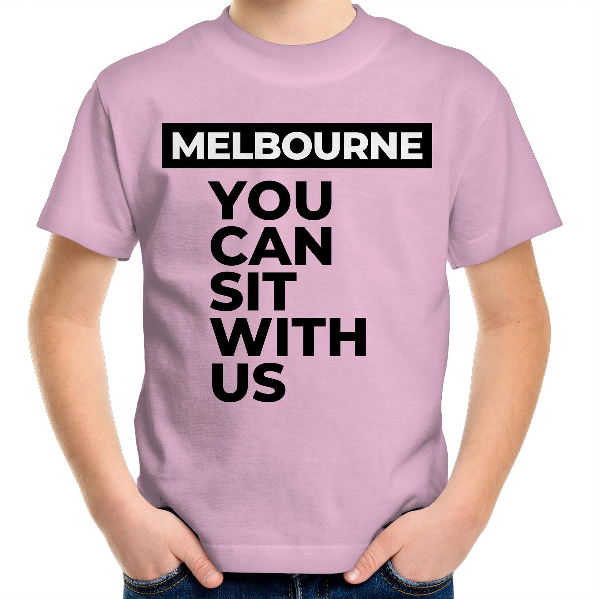Kids "Sit With Us Melbourne" T-shirt Besties Unisex Tee