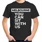 Kids "Sit With Us Melbourne" T-shirt Besties Unisex Tee