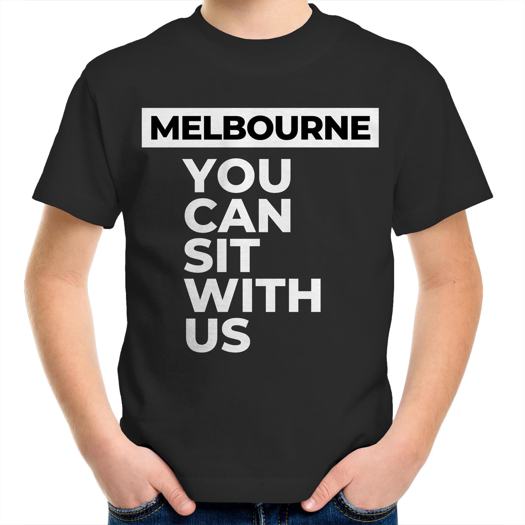 Kids "Sit With Us Melbourne" T-shirt Besties Unisex Tee