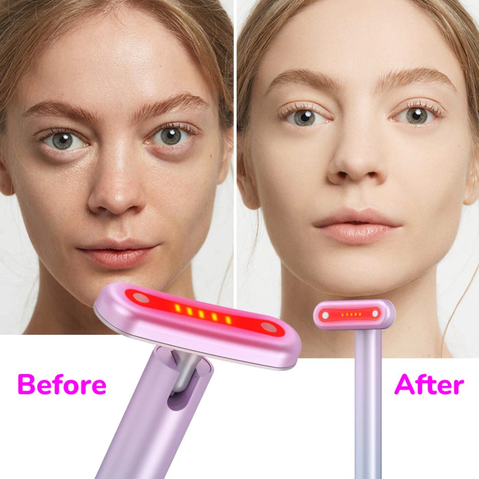 LED Red Light Therapy Wand Skin Care Tightening Face Tool