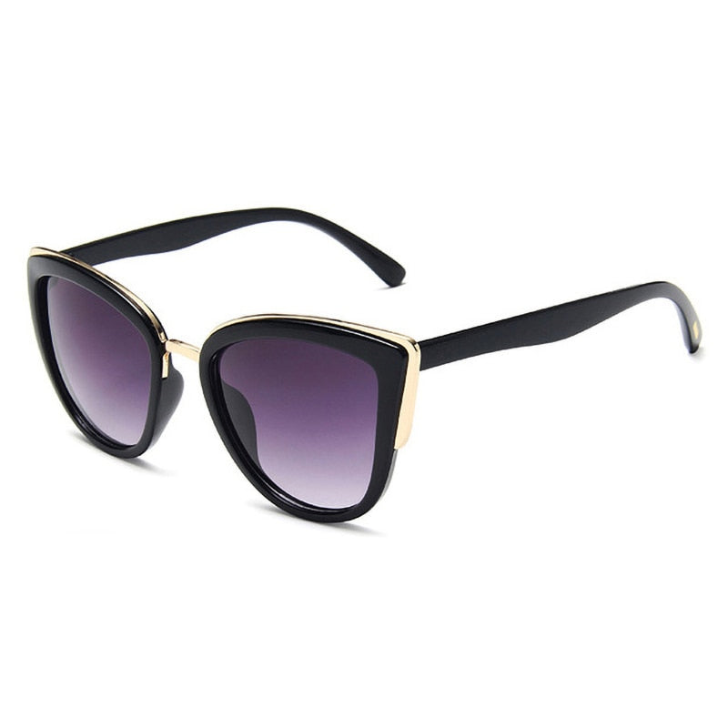 Large Cat Eye Sunglasses Classic Women's Fashion Eyewear