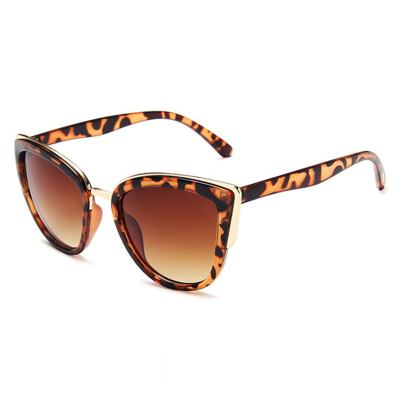 Large Cat Eye Sunglasses Classic Women's Fashion Eyewear