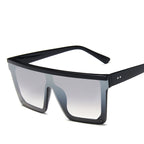 Large Unisex Sunglasses Oversized Big-Frame Flat-Top