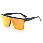 Large Unisex Sunglasses Oversized Big-Frame Flat-Top