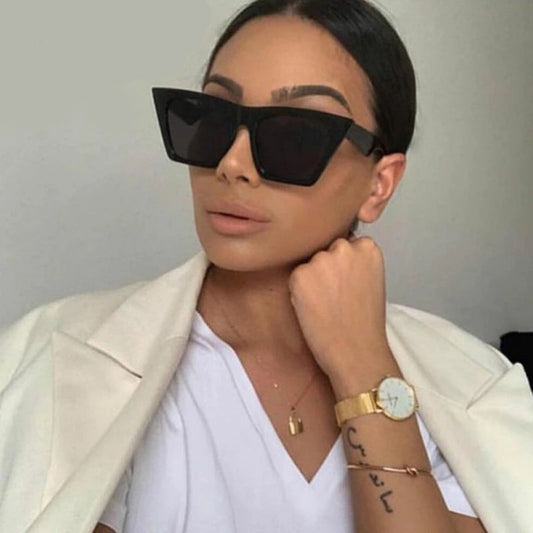 Women's Large Square Fashion Luxury Oversized Sunglasses
