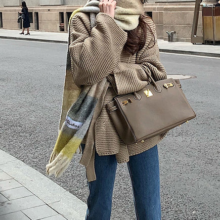 Knitted Wrap Around Cardigan Jacket Women's