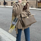 Knitted Wrap Around Cardigan Jacket Women's