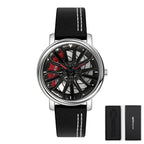 Motoring Spinning Dials Skeleton Watch Mag Wheels Racing Car Design