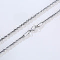 Chain Necklace Classic Stainless Steel Gold Silver 2mm to 5mm