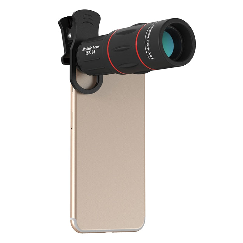 Phone Telescopic Camera Power Zoom Smartphone Telescope 18X Telephoto Lens