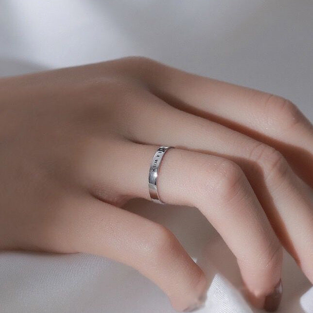 Motivation Silver Rings - Make A Wish / This Too Shall Pass / Soulmates