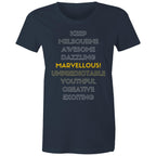 Melbourne Awesome Marvellous Dazzling Women's T-shirt Brand Tee