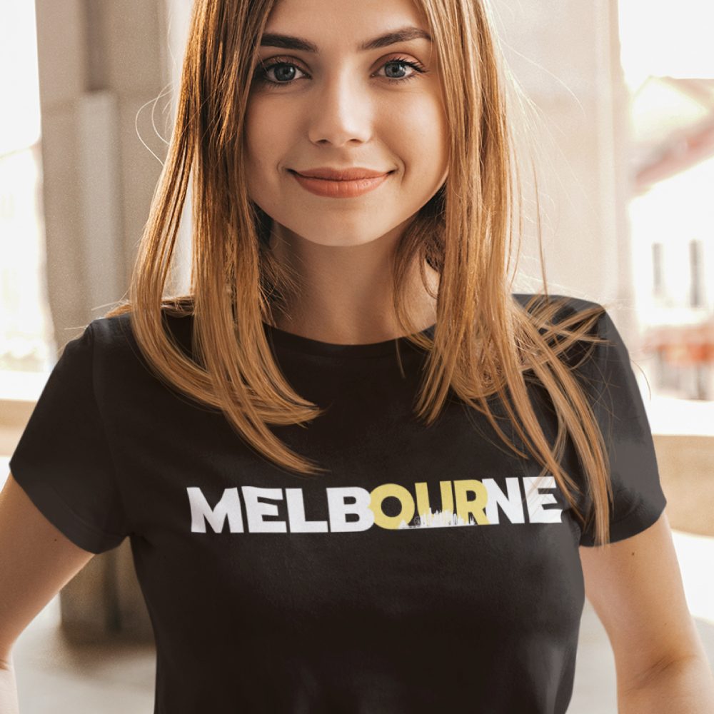 Melbourne City Skyline Skyscraper Women's T-shirt