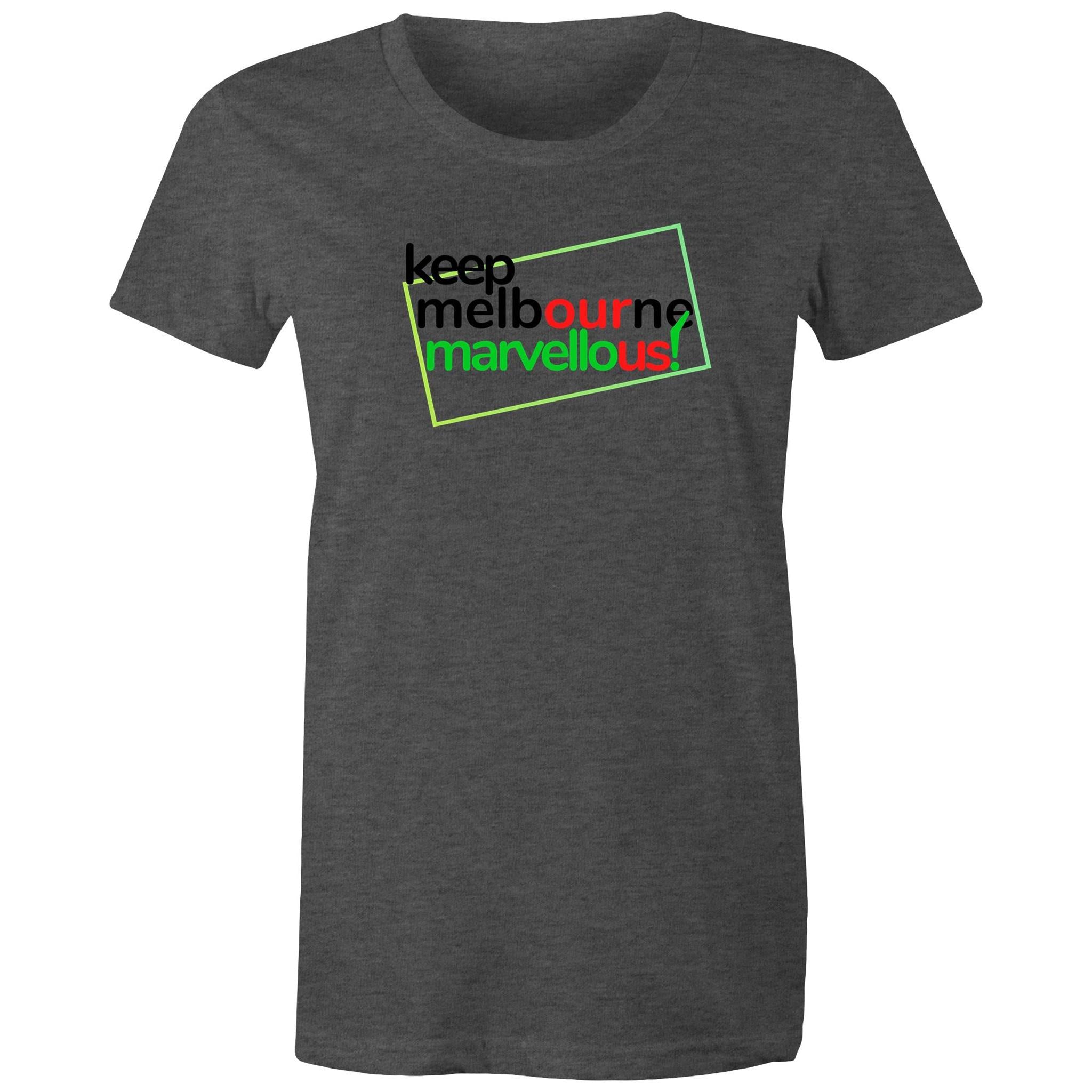 Melbourne Famous Hoddle Grid City CBD Women's T-shirt