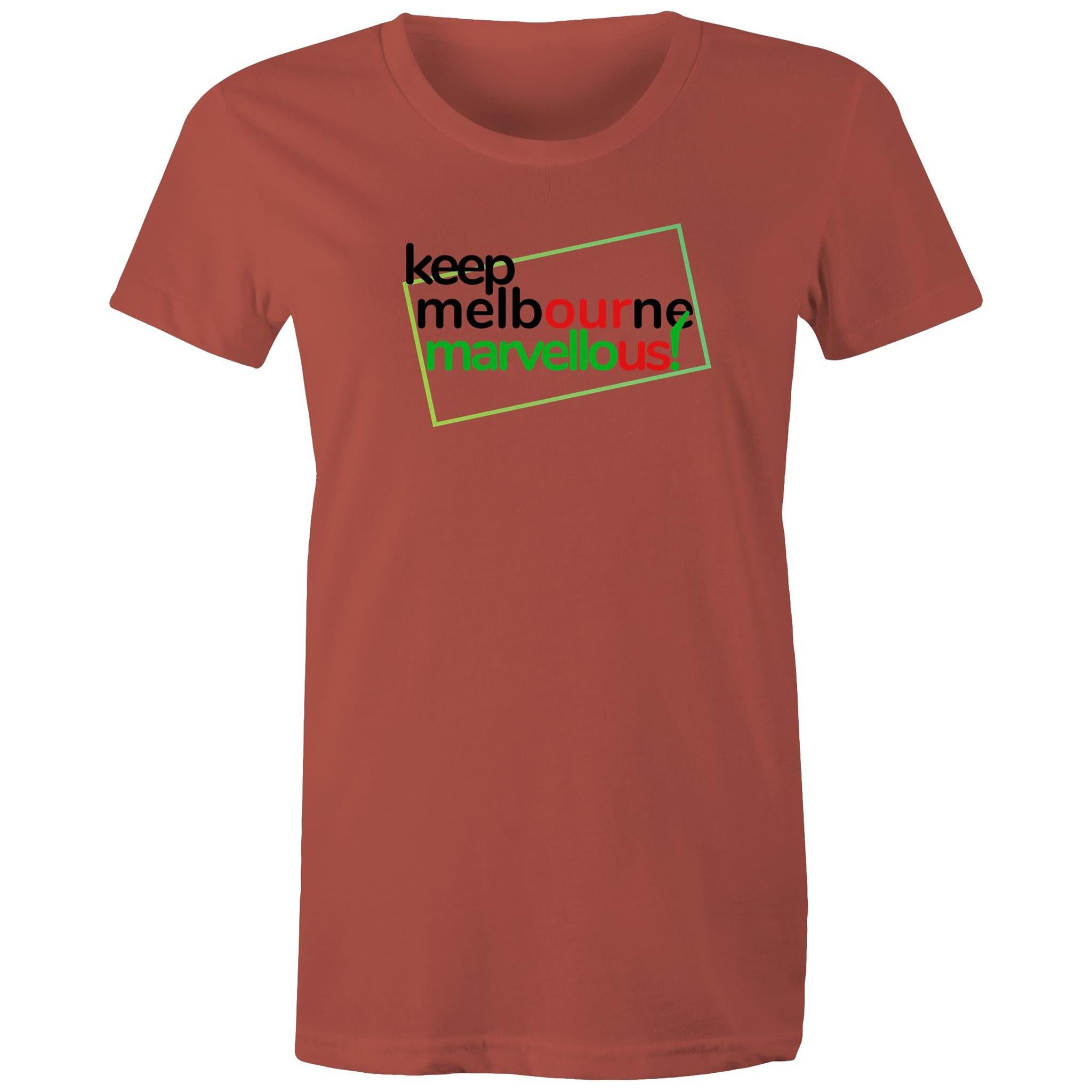 Melbourne Famous Hoddle Grid City CBD Women's T-shirt