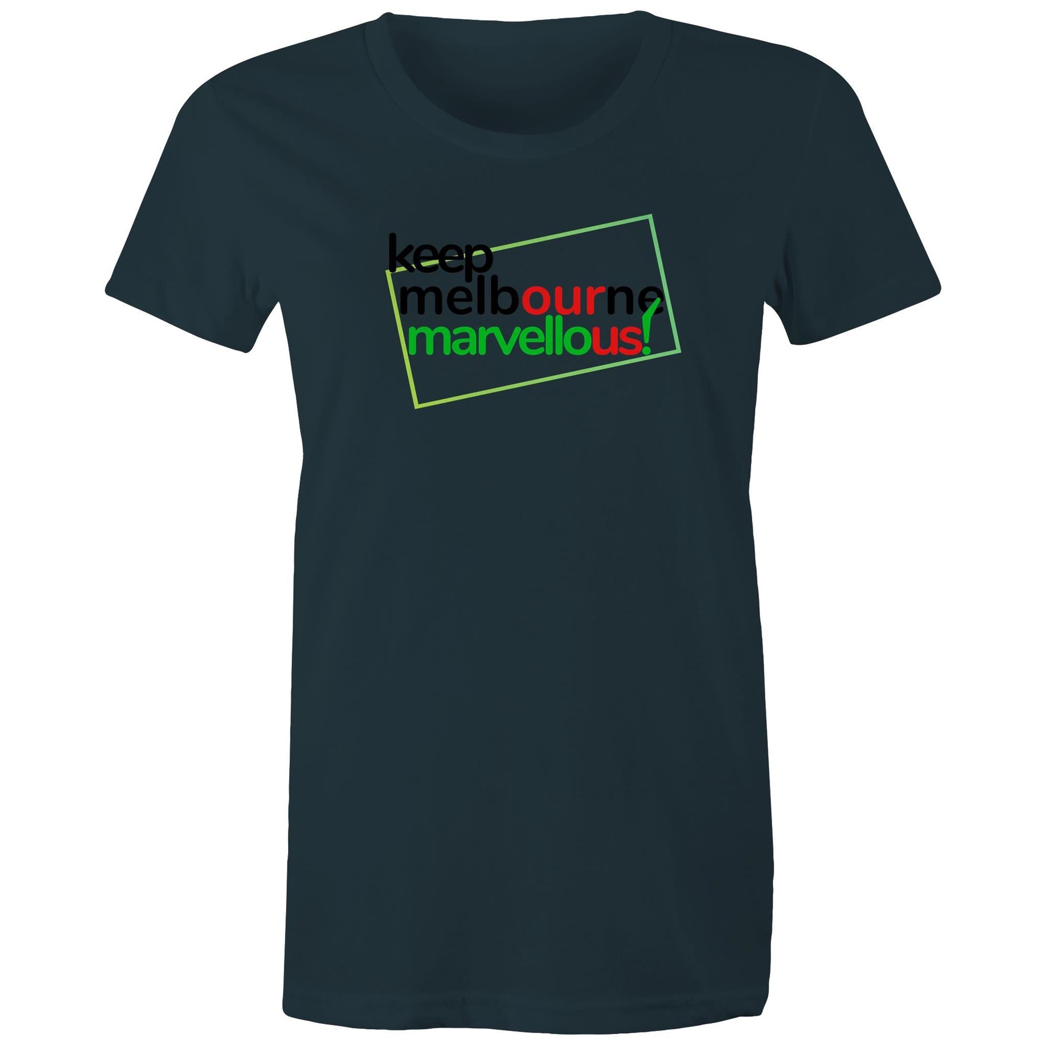 Melbourne Famous Hoddle Grid City CBD Women's T-shirt