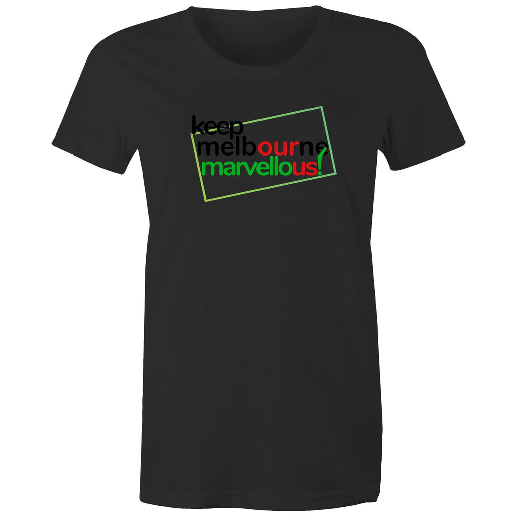 Melbourne Famous Hoddle Grid City CBD Women's T-shirt