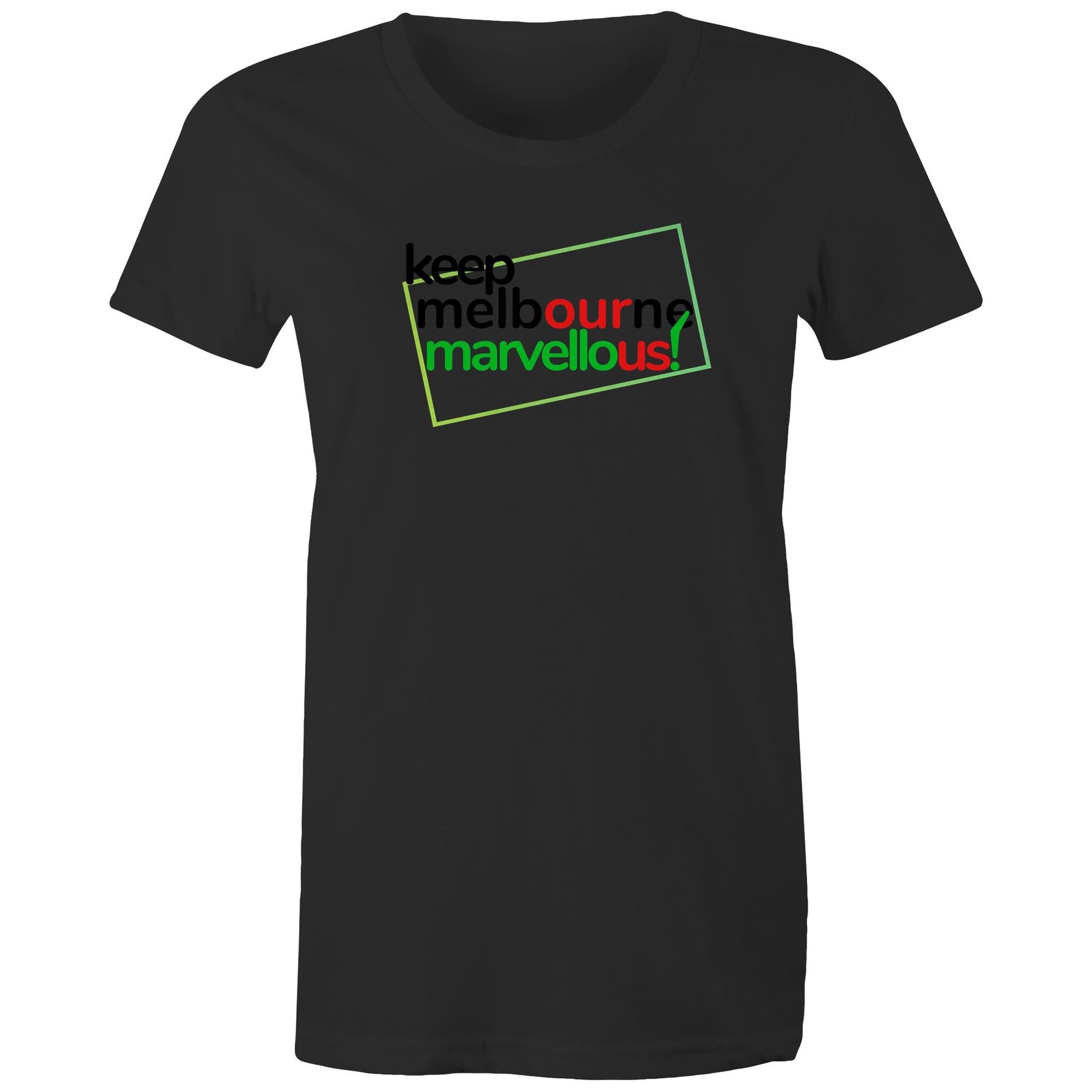 Melbourne Famous Hoddle Grid City CBD Women's T-shirt