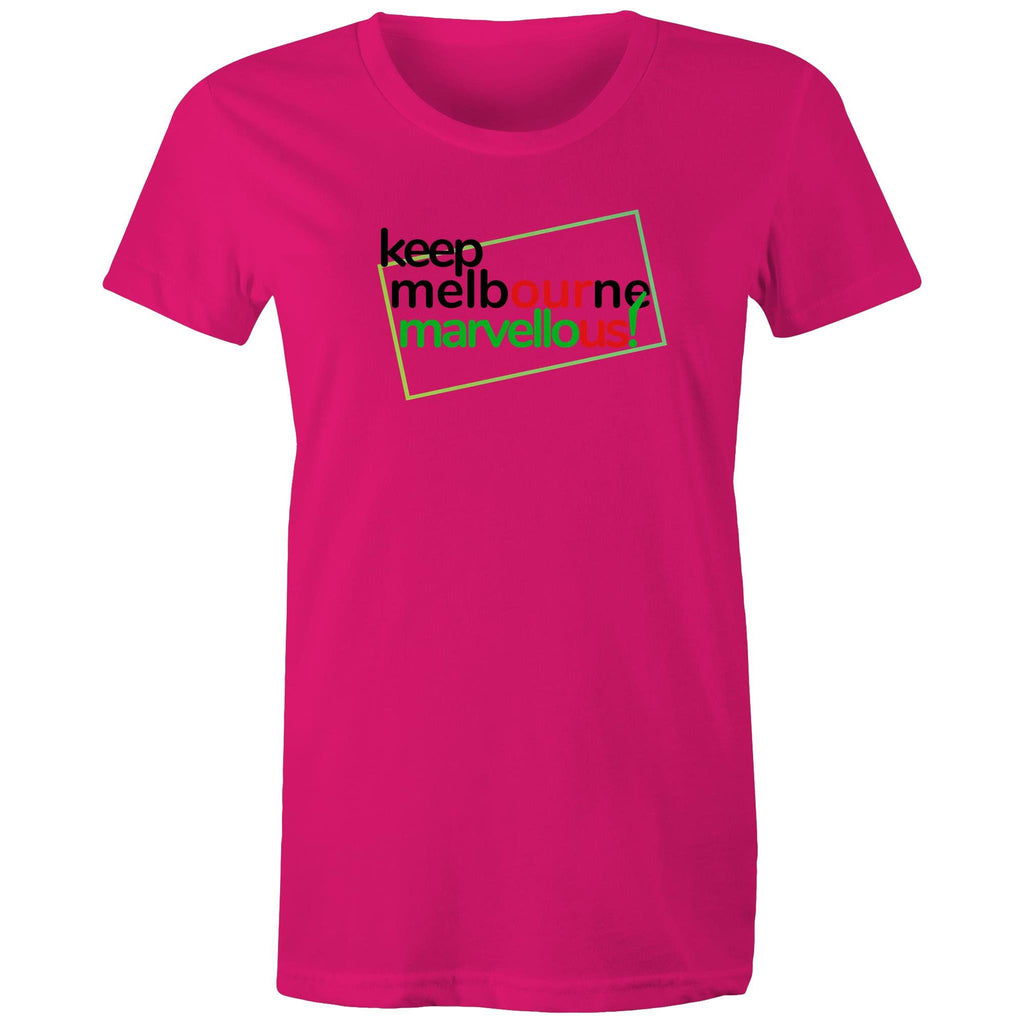 Melbourne Famous Hoddle Grid City CBD Women's T-shirt