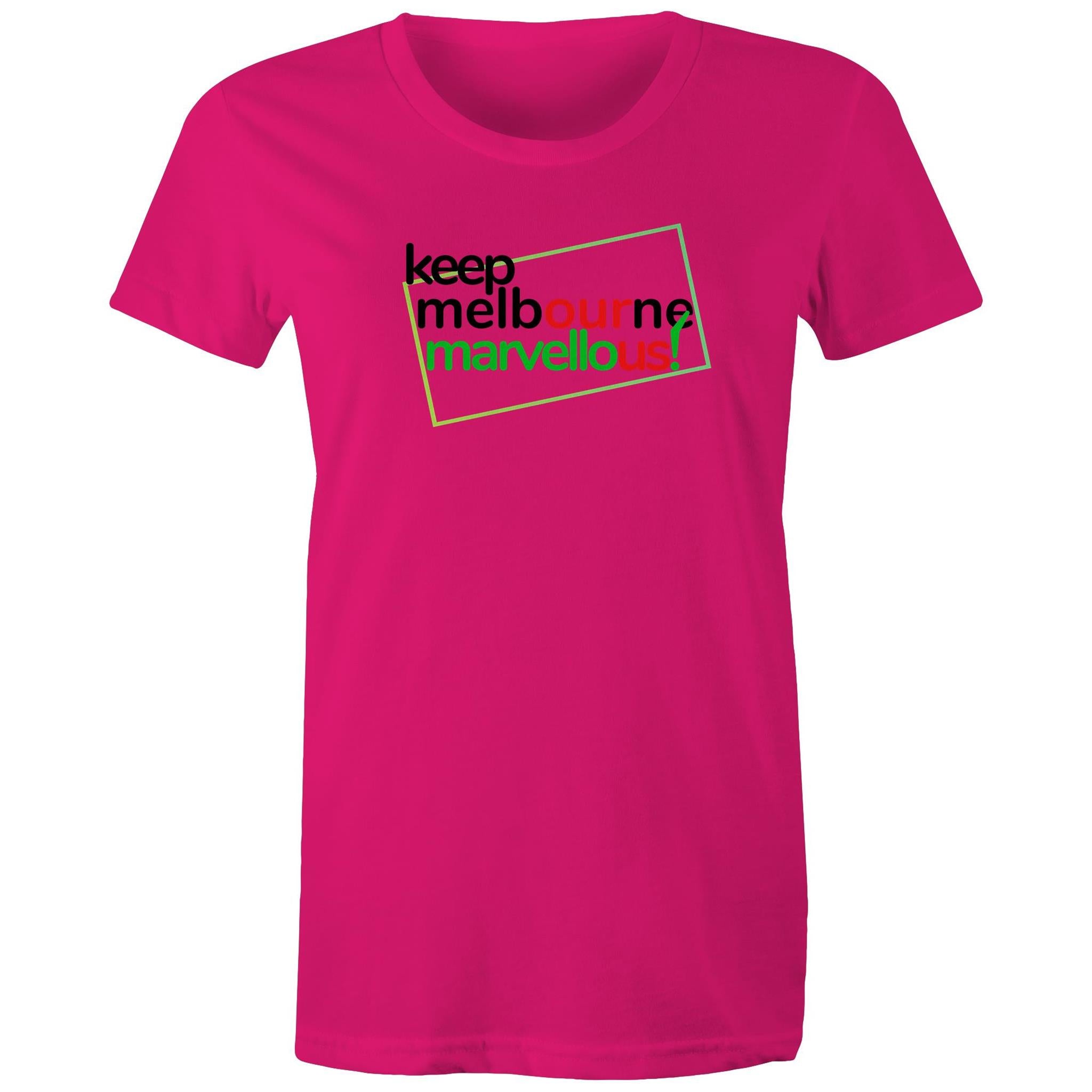 Melbourne Famous Hoddle Grid City CBD Women's T-shirt