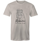 Melbourne Flag Coffee Takeaway Cup Oversize Funny T-shirt