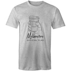 Melbourne Flag Coffee Takeaway Cup Oversize Funny T-shirt
