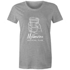 "Melbourne Flag" Funny T-shirt Takeaway Coffee Cup Women's Tee