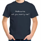 Melbourne Marriage Proposal - Marry Me | Funny Kids T-shirt