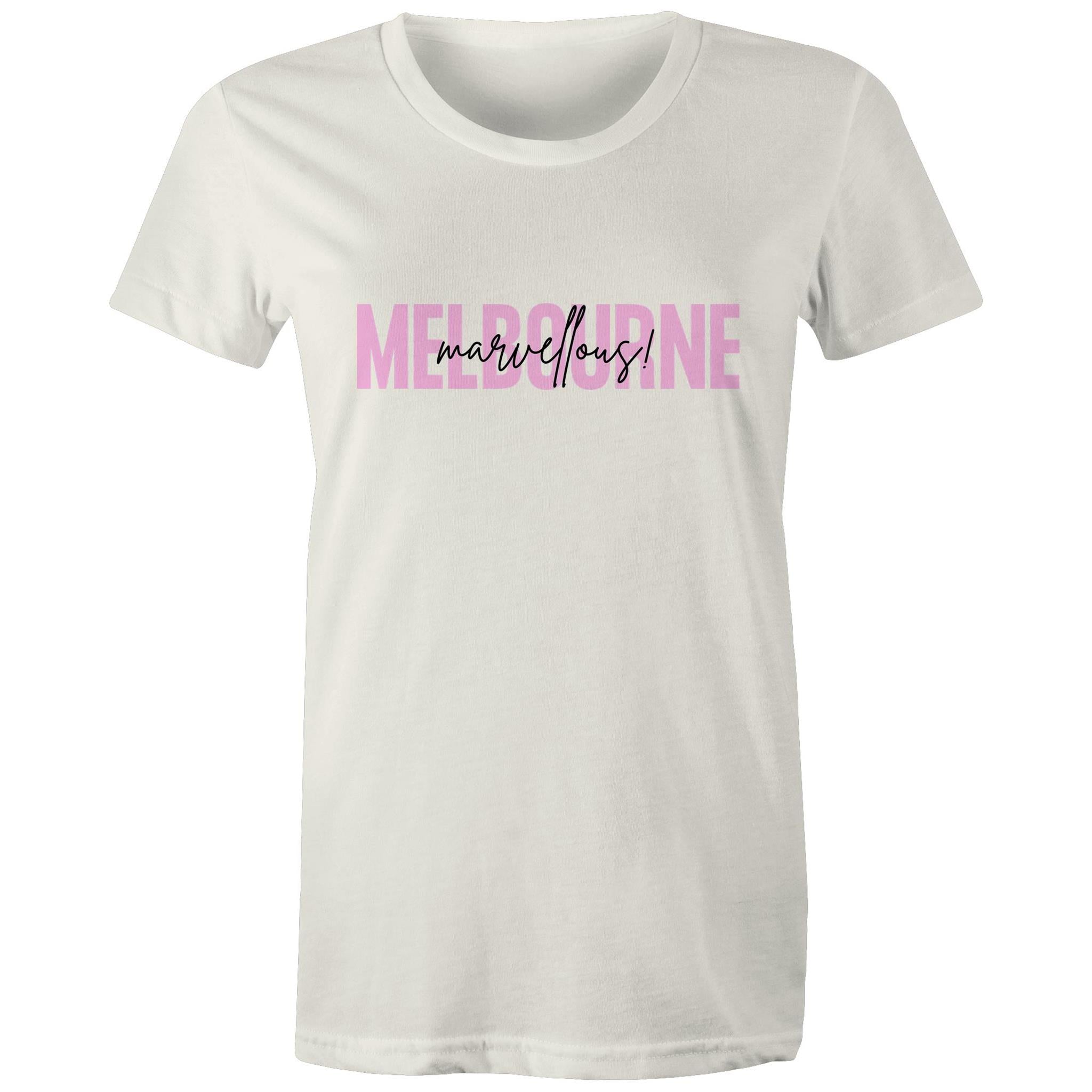 "Melbourne Marvellous" Women's T-shirt - Art Design Tee