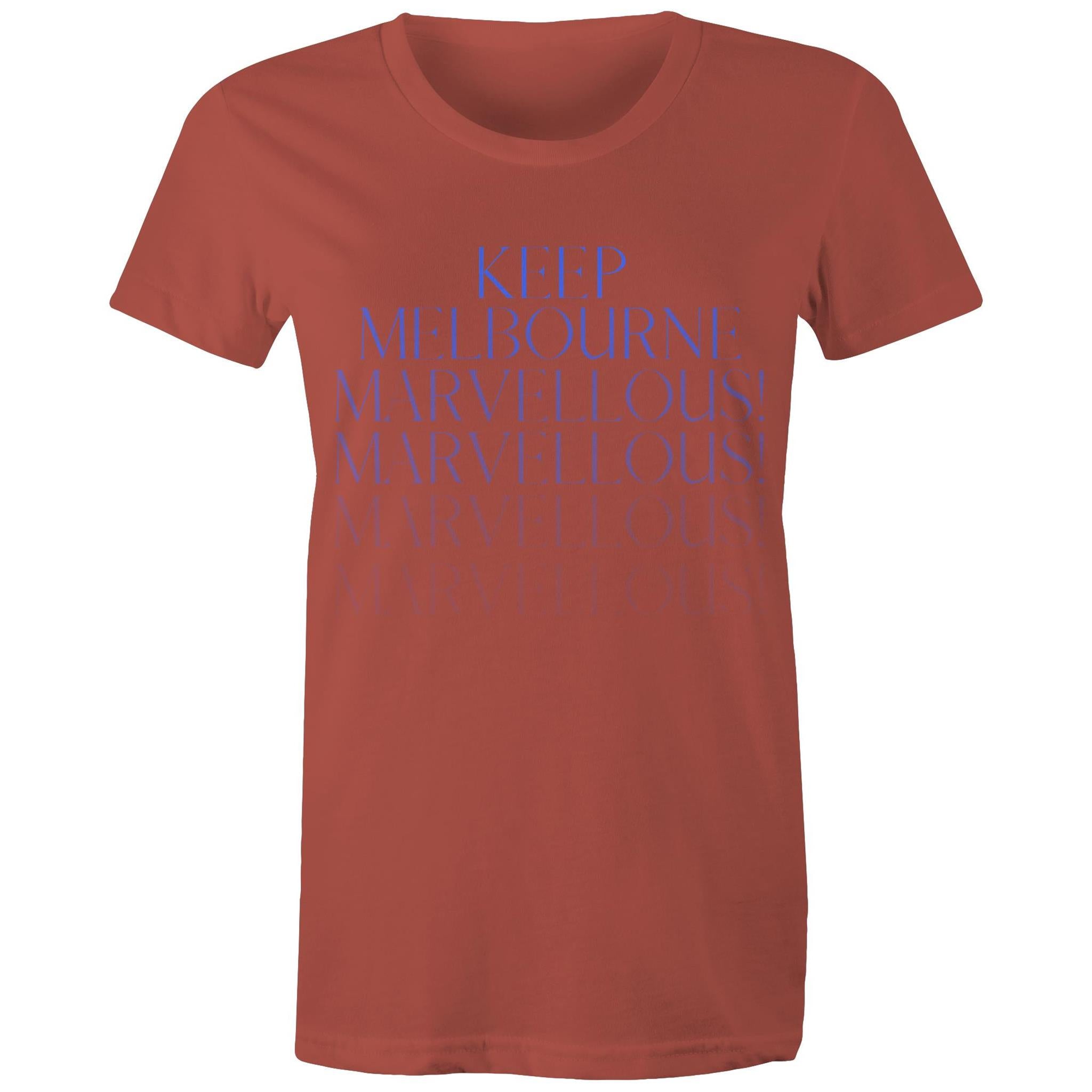 Melbourne To Infinity Cotton T-shirt Brand Women's
