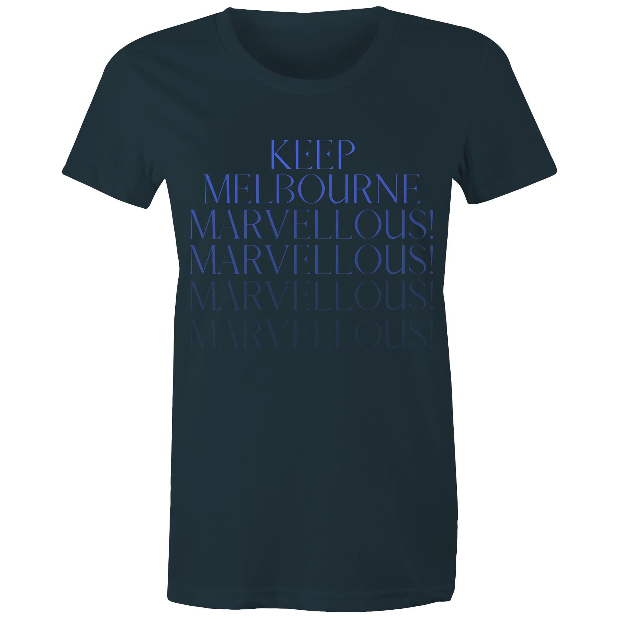 Melbourne To Infinity Cotton T-shirt Brand Women's