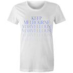 Melbourne To Infinity Cotton T-shirt Brand Women's