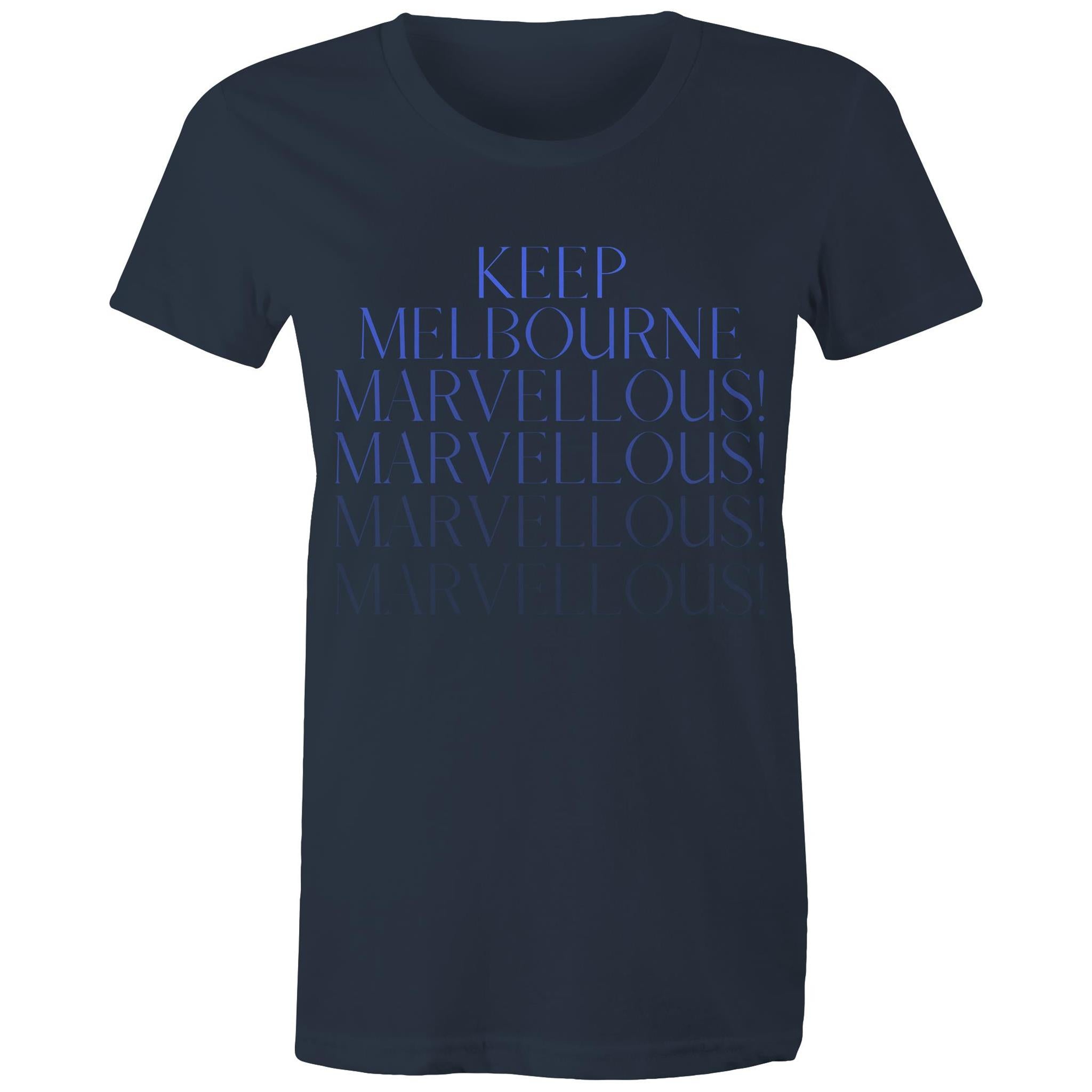 Melbourne To Infinity Cotton T-shirt Brand Women's