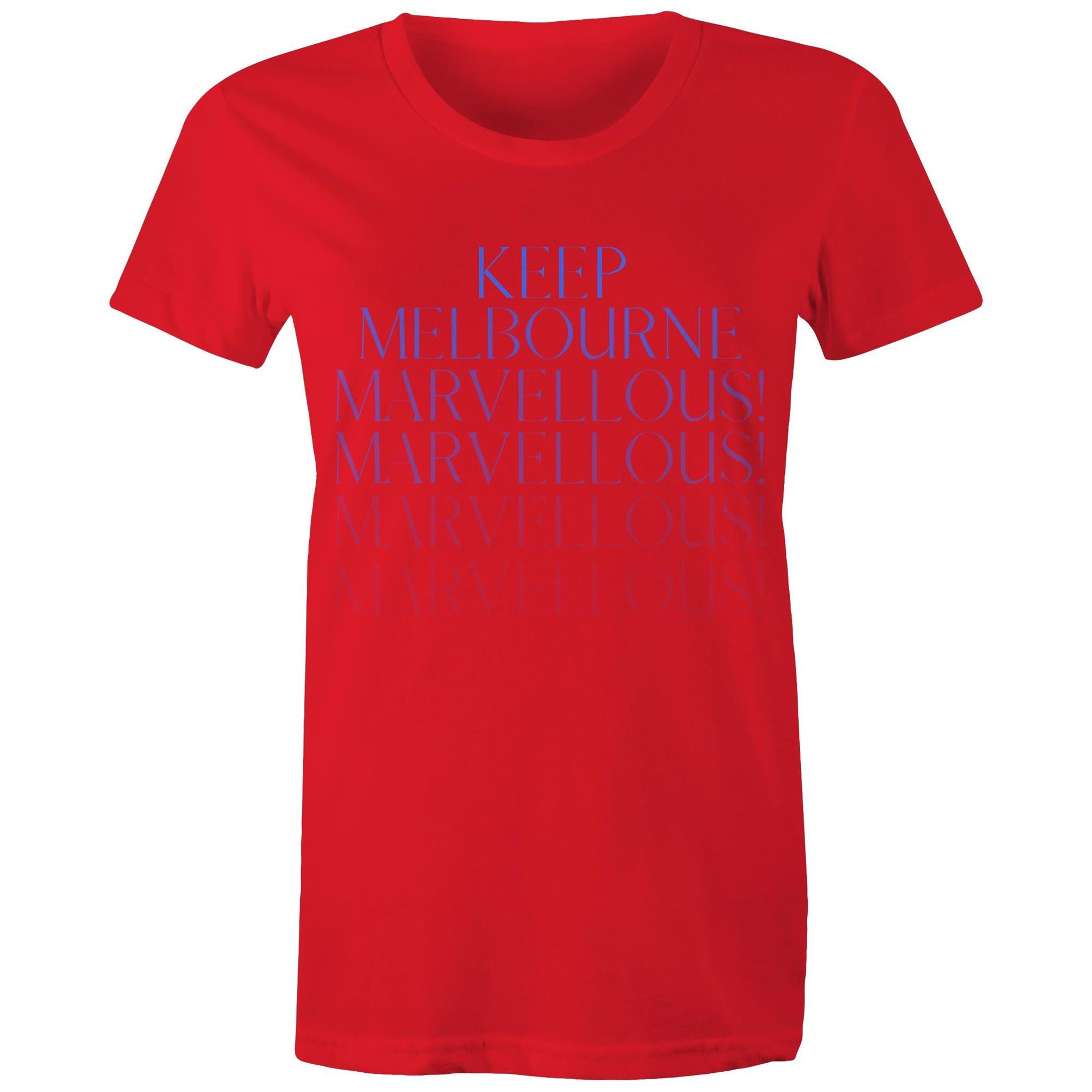 Melbourne To Infinity Cotton T-shirt Brand Women's