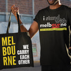 Melbourne Canvas Shopping Tote We Carry Each Other
