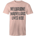 Men's Melbourne "Marvellous lives here" T-shirt - Brand Tee
