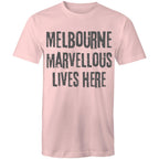 Men's Melbourne "Marvellous lives here" T-shirt - Brand Tee